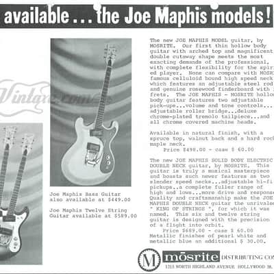 Mosrite ‘Joe Maphis’ Style Double Neck 1966 Blue image 15