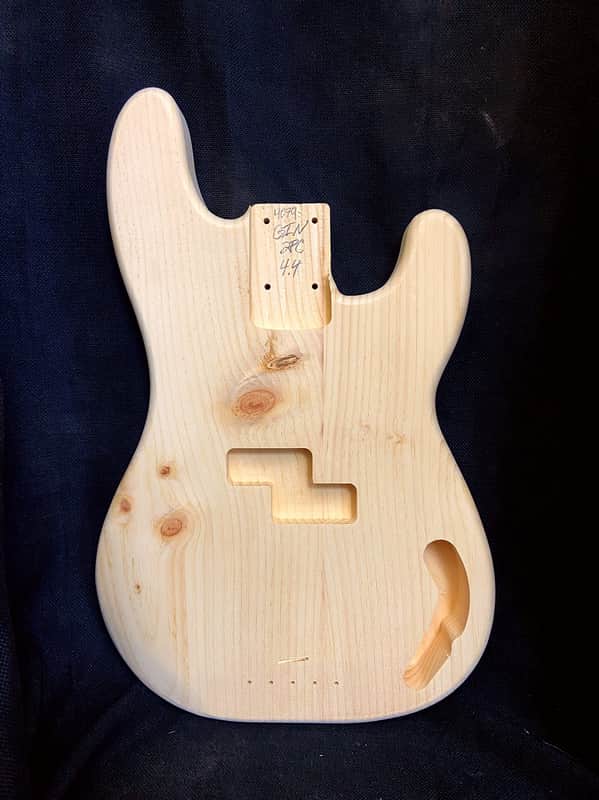 Guitar Mill P-Style Bass Body / 2 pc. Pine (#GIN-4079) image 1