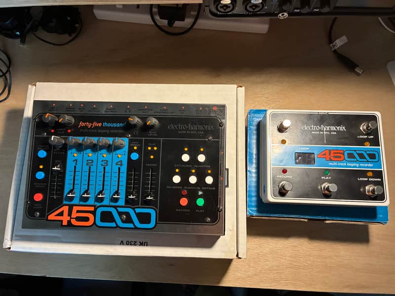Electro-Harmonix 45000 Stereo Multi-Track Looper with Foot Controller 2013 - Present - Silver / Black image 1