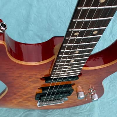 Tom Anderson Hollow Drop Top 2004 - Fire Burst with Binding image 5
