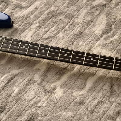 Glarry GIB-4 - 4-String Bass - Set-up - 2025 - Reverse PJ Pickups - Glossy Blue image 5