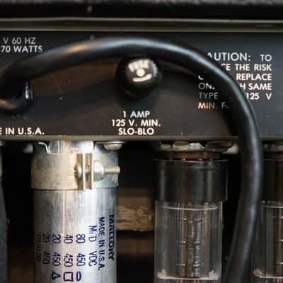 1982–1984 Fender Super Champ 18W Tube Combo Amp - Original Blue Label Speaker & Footswitch image 7