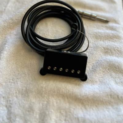 DiMarzio Vintage 70's DiMarzio Acoustic Soundhole Guitar Pickup Black Rare 1970’s image 3