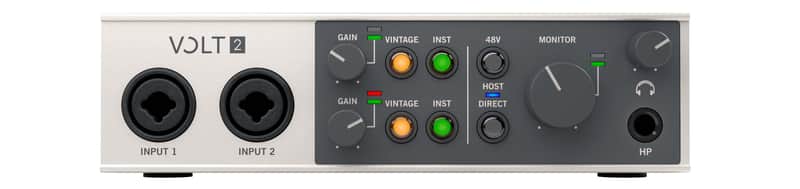 Universal Audio UA-VOLT-2-U - Volt 2 2-in/2-out USB 2.0 Audio Interface image 1