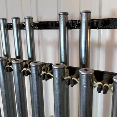 Jenco 1.5 Octave Chrome 1" Tubular Orchestral Chimes w/Foot Damper image 14