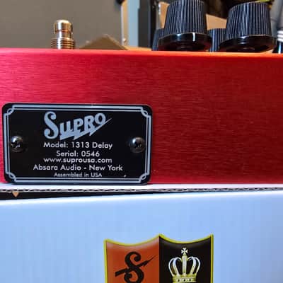 Supro 1313 Analog Delay 2019 - Red image 5