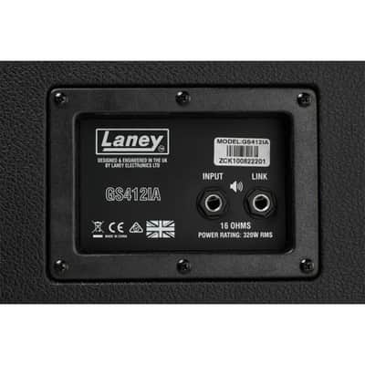 LANEY GS412IA 4x12" Angled Guitar Speaker Cabinet Closed Back image 4