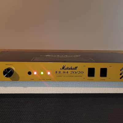 Marshall EL34 20/20 Dual Monoblock Rack Power amps - Gold image 1