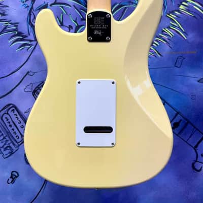 2022 PRS SE Silver Sky 2022 - Moon White, with custom P90's image 3