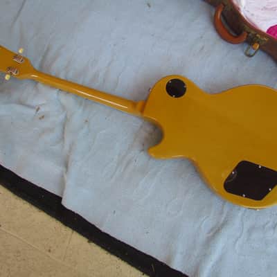 1958 Gibson Les Paul Special Tenor All Original TV Yellow With Original 5 Latch Lifton Case image 3
