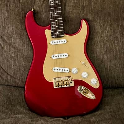 Fender Mod Shop Stratocaster 2024 - Candy Apple Red Metallic image 1