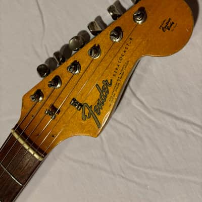Fender Stratocaster 1965 - Factory-Original Black Over Charcoal Frost image 22
