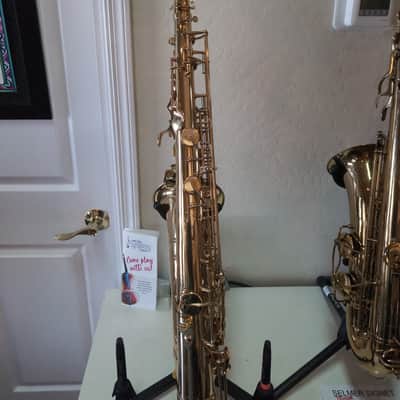 Yanagisawa T901 Tenor Saxophone with Hand-Engraved Bell 2010s - Clear Lacquer Bronze image 9