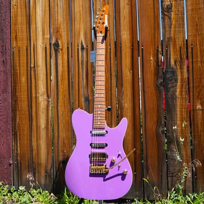 Ibanez Lari Basilio LB1 Violet 6-String Electric Guitar w/ Case FLOOR MODEL/NOS image 2
