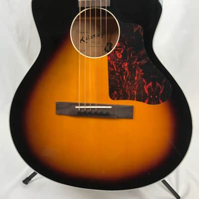 New Kalamazoo KG-11-F Pre-War Tribute Acoustic Guitar Sunburst with case image 5