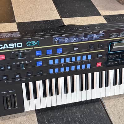 Casio CZ-1 61-Key Synthesizer 1986 Black image 2