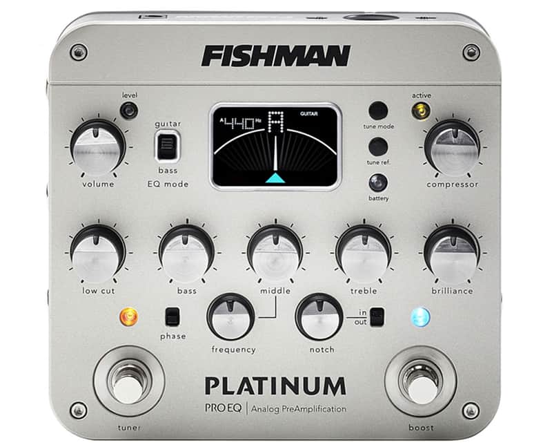 Fishman Platinum Pro EQ/DI Analog Preamp Pedal - Open Box image 1