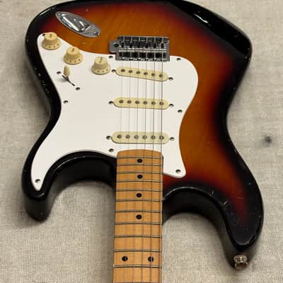 Vintage Harmony H80T Sunburst Strat image 4