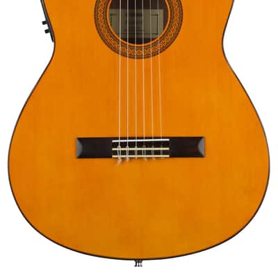 Yamaha CGX102 Classical Acoustic-electric Guitar - Natural image 1
