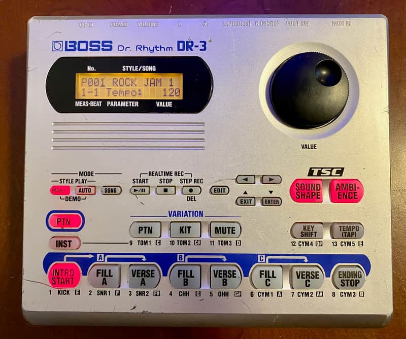 Boss DR-3 Dr. Rhythm Drum Machine image 1