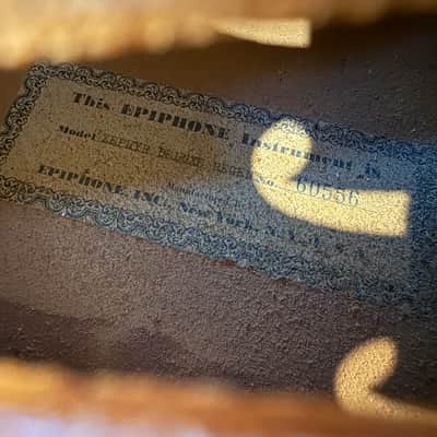 Epiphone Zephyr DeLuxe Regent 1950 - 1957 - Natural Blonde image 10