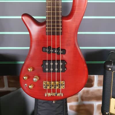 Warwick Streamer LX Jazzman Burgundy Red Oil 2003 Electric Bass Guitar image 3