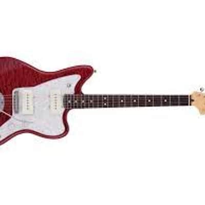FENDER - 2024 Collection Made in Japan Hybrid II Jazzmaster Rosewood Fingerboard Quilt Red Beryl - 5664100328 image 1