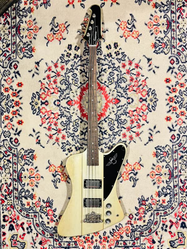 2012 Epiphone Thunderbird IV Limited Edition - TV Silver image 1