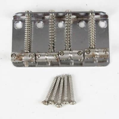 1971 Vintage Fender Precision Jazz PBass Bass BRIDGE w/Screws 1971/1972/1973/1975/1976 USA 1970s Early-CBS image 1