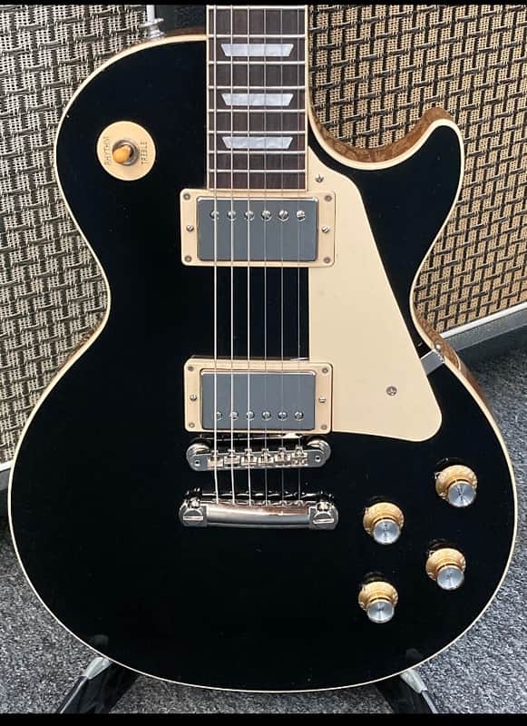 2023 Gibson Les Paul Standard '60s Plain Top - Ebony image 1