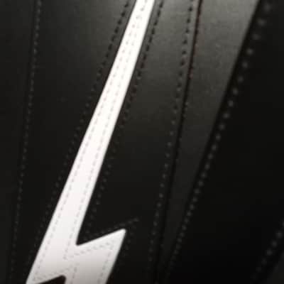 Perris leathers ltd Lightning leather strap 2015 - Black / White image 2