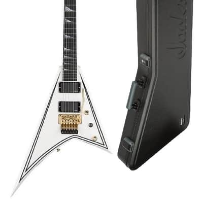 Jackson MJ Series Rhoads RR24MG - White with Black Pinstripes (FREE JACKSON HARDSHELL CASE!) image 1