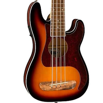 Fender Fullerton P-Bass Bass 4-String Ukulele - 3-Color Sunburst image 1