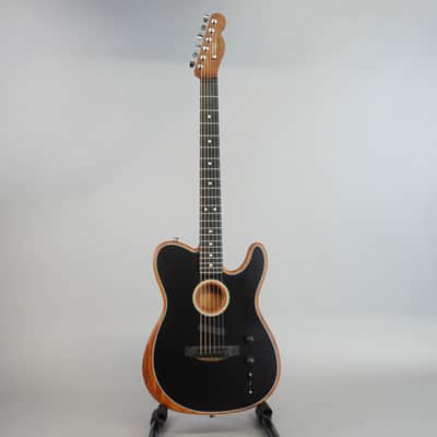 Fender American Acoustasonic Telecaster W/Gig Bag - Black (Used) image 2