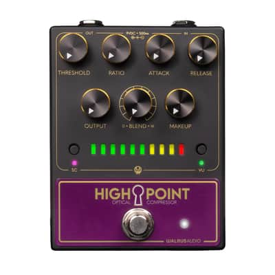Walrus Audio Highpoint Optical Compressor Pedal - Black image 1