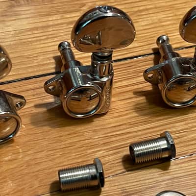 Grover Tuners 3+3 Nickel for Gibson Les Paul standard Special TV burst paf es-335 flying v 175 image 12
