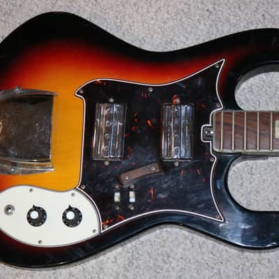 TEISCO HONEY SEB-30 VINTAGE MATSUMOKU JAPAN 1960s SCROLL HEAD