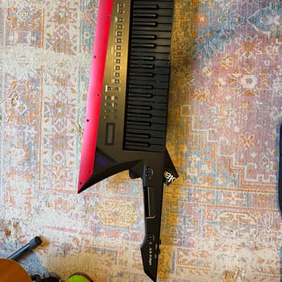 Roland Roland AX-Edge 49-Key Keytar Synthesizer - 2018 - Black/Red With Carrying Case image 2