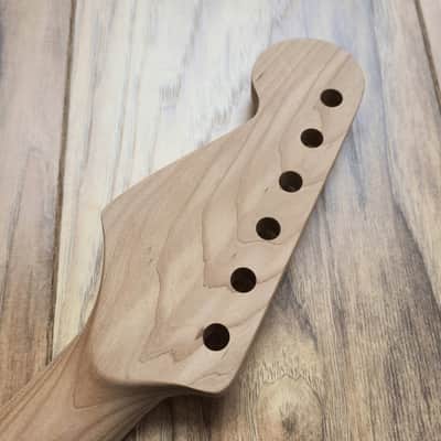 Telecaster Compatible Roasted Maple and Rosewood Vintage Guitar Neck – 21 Fret, Unfinished image 5
