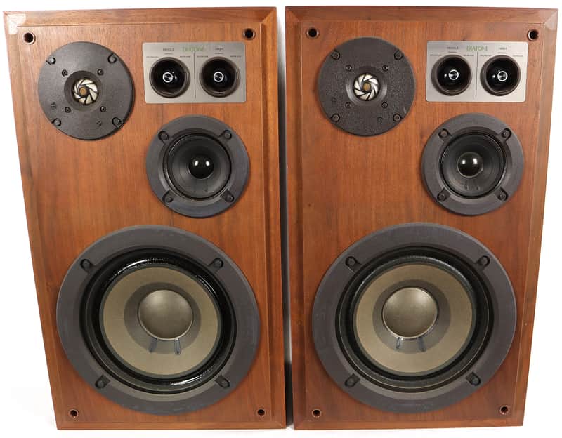 Vintage Mitsubishi Diatone DS-26B 60w Stereo Speakers Speaker Pair