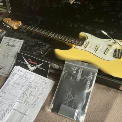 2014 Fender Custom Shop Wildwood ‘69 Stratocaster - Vintage White image 2