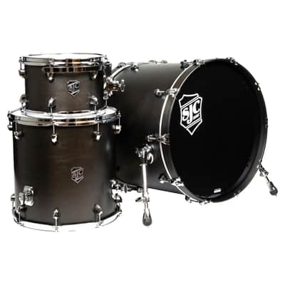 SJC Drums Navigator Series 3-Piece Kit-Ghost Black *USA Small Business* image 1