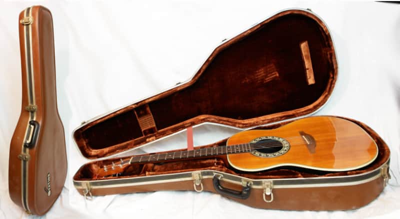 Vintage 1974 Ovation Model 1121-4 Round Bowl Balladeer Acoustic
