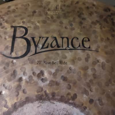 Meinl 20" Byzance Dark Raw Bell Ride 2004 - Present - Un-Lathed image 2