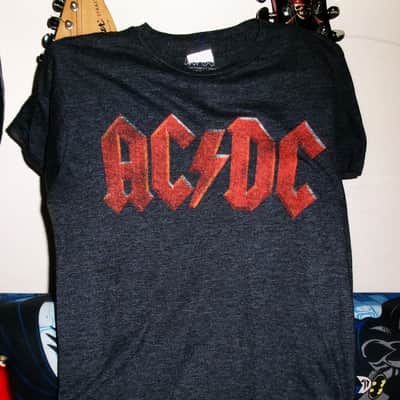 ac dc big red logo official ac dc mdse XS 2022 tee - angus malcom thunderstruck gibson sg marshall amp hard rock image 1