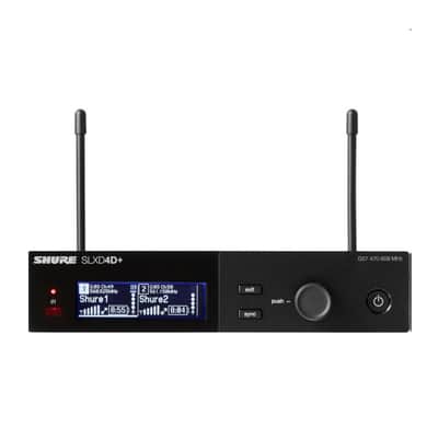 SHURE SLXD14D+-G57 Dual Rackmount Digital Wireless Customizable Bodypack System image 2