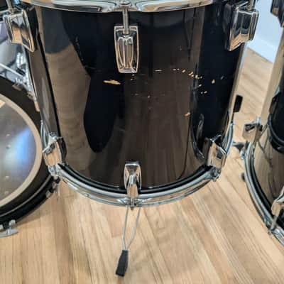 Tama Superstar 5 Piece Drum Set 1980s - Black image 15