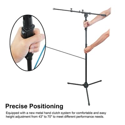 AKG D5S Dynamic Cardioid Vocal Microphone D5 S + Tripod Mic Stand w/Boom image 21