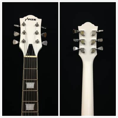 HAZE SEG-277 WH electtric guitar 2018 White image 11