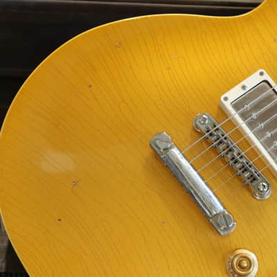 2023 Heritage H-150CC Custom Shop Electric Guitar Aged Gold Top + OHSC image 4